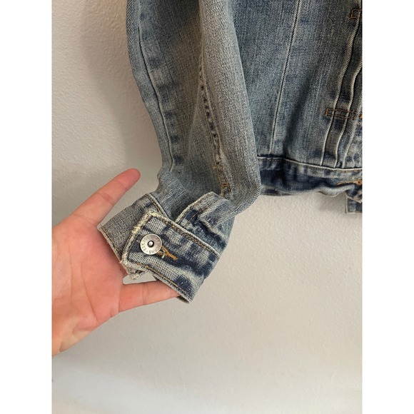 Gap 1969 Denim Trucker Jacket Women's Jean Jacket Vintage 2006 Cotton Size M - Picture 3 of 11